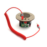 DIY Kit - Portable Speaker & Guitar Amplifier (Red Cord, use a jar from home)